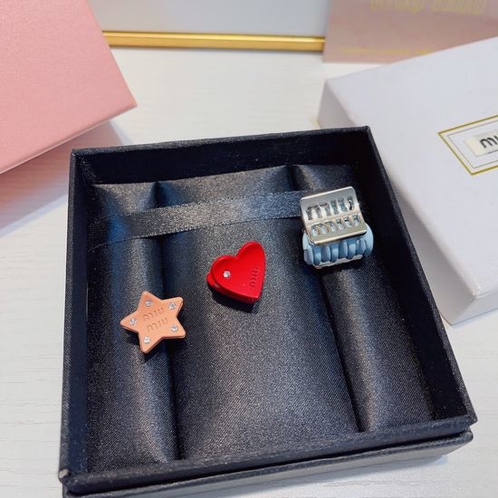 Miu Miu Elegant Hair Claw Clips Collection