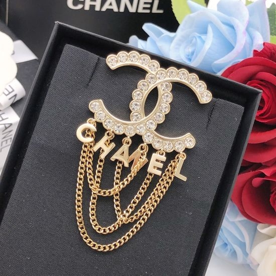 Chanel Letter Tassel Brooch Heavy Industry Version