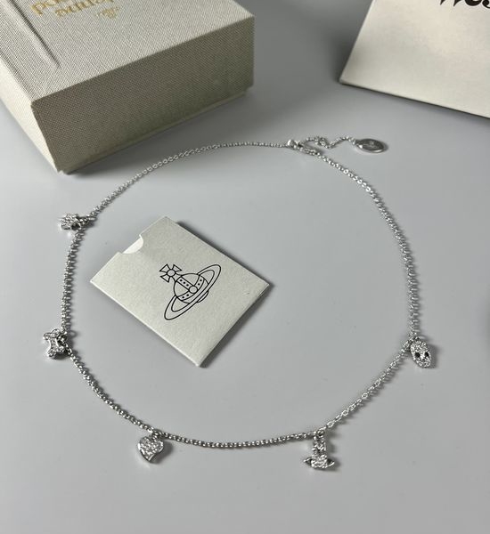 Vivienne Westhood Shiny Necklace And Bracelet Set