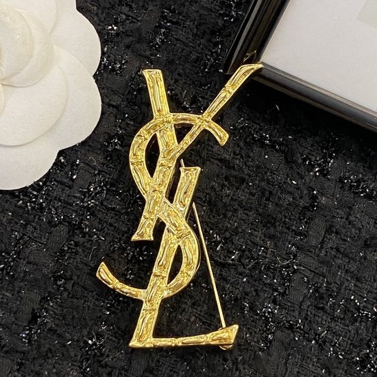Yves Saint Laurent YSL Elegant Exquisite Versatile Brooch for Daily Wear