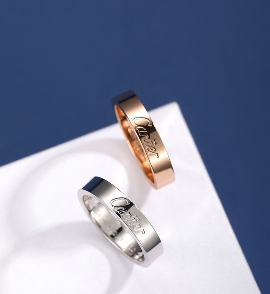 Cartier Engraved Logo Minimalist Ring