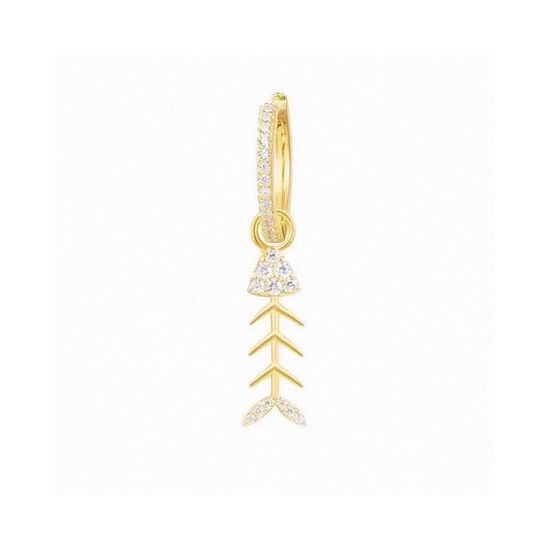 Apm monaco Single Fish Shape Stud Earring