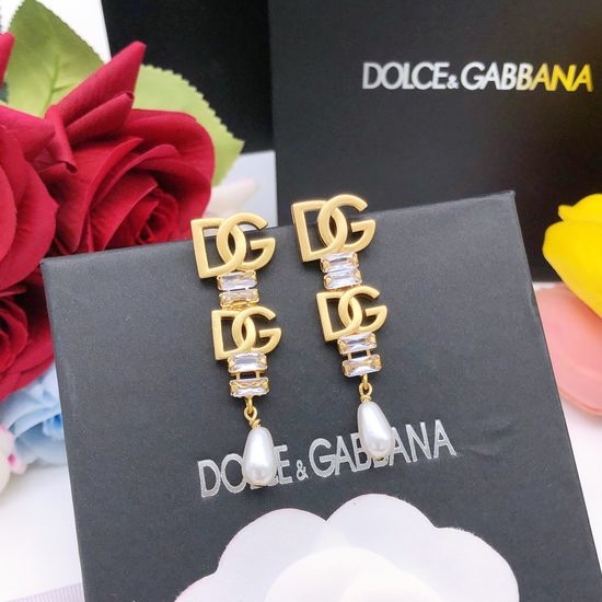 Dolce & Gabbana Tassel Drop Brass Dangle Earrings