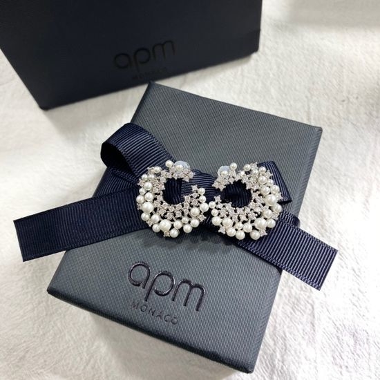 Apm monaco Cultured Pearl Drop Earrings