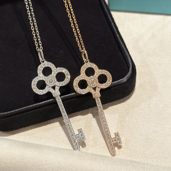 Tiffany & Co. Large Key Pendant Short Necklace