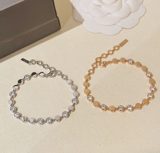 Messika Hand Welded Beaded 14K Gold Plated Bracelet