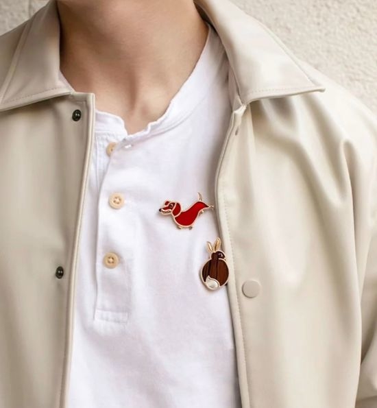 Van Cleef & Arpels VCA Cute Dachshund Animal Brooch