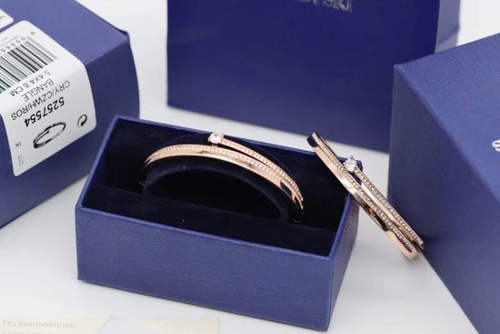 Swarovski Rose Gold Smile Diamond Bangle