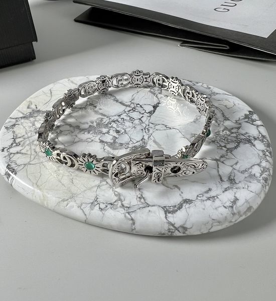 Gucci Daisy Turquoise Flower Bangle