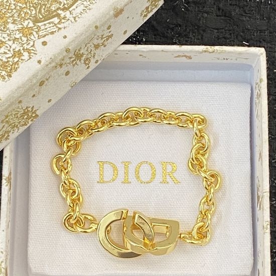 Christian Dior CD Stereoscopic Letter Bracelet
