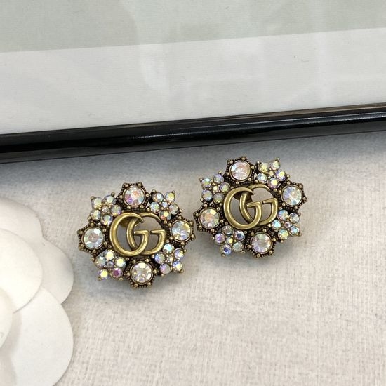Gucci Colorful Diamond Special Stud Earrings