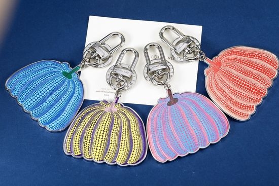 Louis Vuitton LV Pumpkin Shape Texture Keychain
