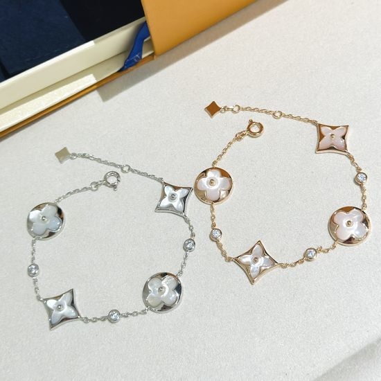 Louis Vuitton LV Mother of Pearl Classic Pattern Bracelet