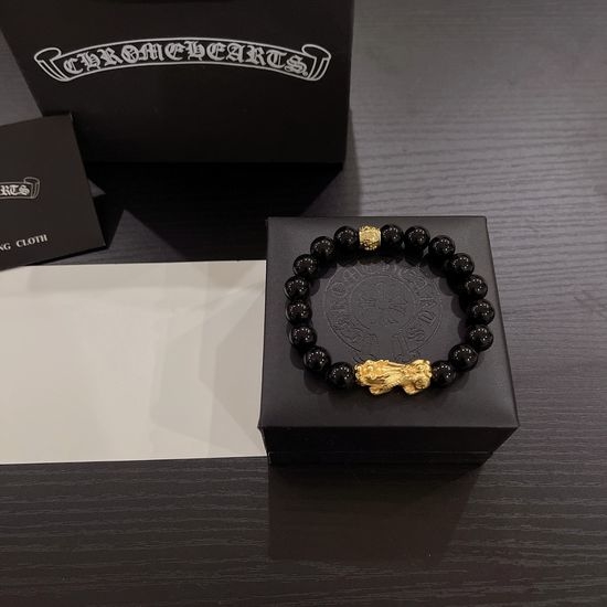 Chrome Hearts Classic Obsidian Casual Bracelet