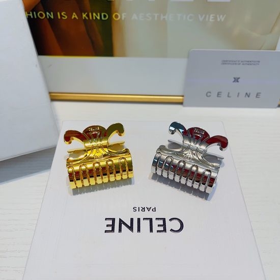 Celine Large Size Metal Hair Claw