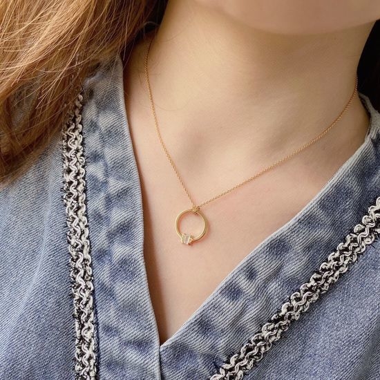 Tiffany & Co. Classic Double T Design Silver Necklace