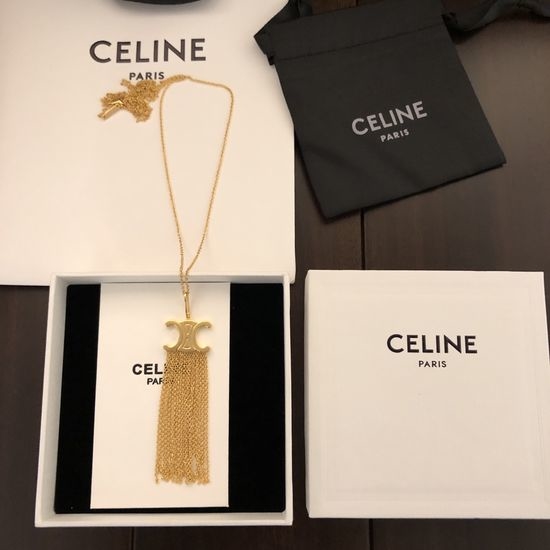 Celine Minimalist Tassel Long Necklace