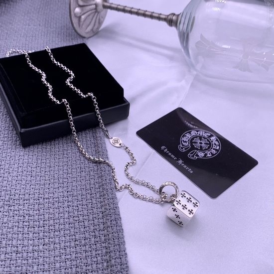 Chrome Hearts Dice Pendant Adjustable Necklace