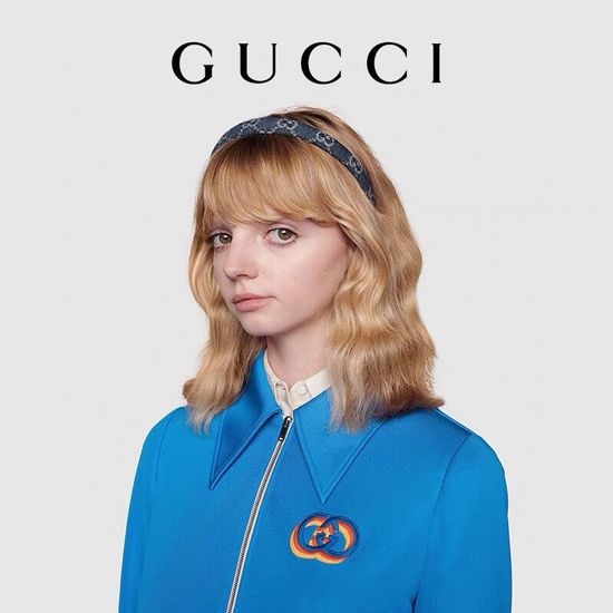 Gucci Washed Denim Casual Headband