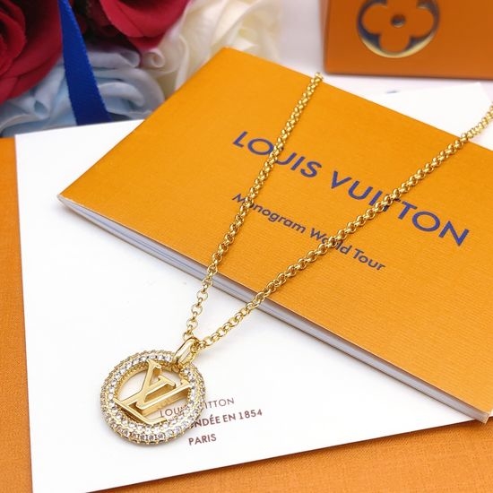 Louis Vuitton LV Round Diamond Inlaid Earrings