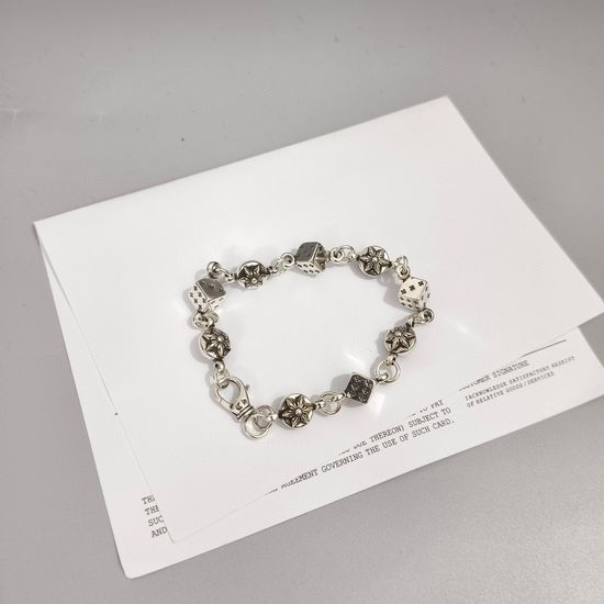 Chrome Hearts Dice Star Patterned Bracelet