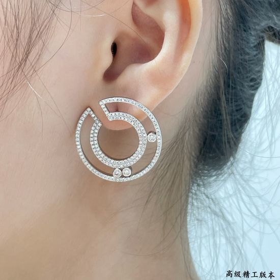 Messika Half Hoop Elegant Dangle Earrings