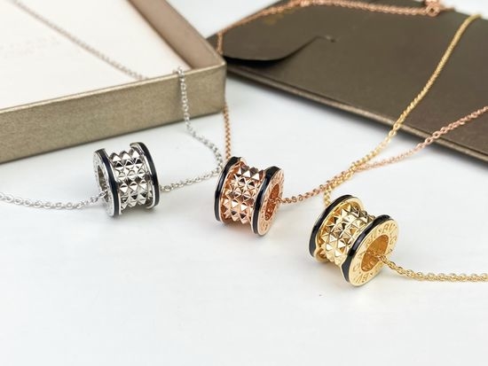 Bvlgari Rivet Ceramic Pendant Necklace