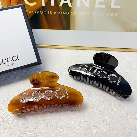 Gucci Rhinestone Inlaid Hair Claw Clip