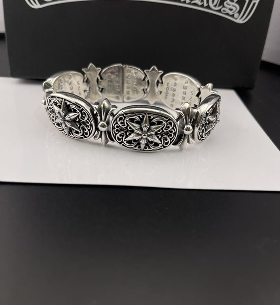 Chrome Hearts Carved Six-Pointed Star Bracelet