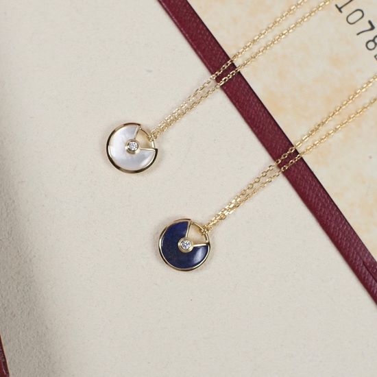 Cartier Natural Stone Necklace with Fine Chain