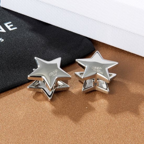 Celine Star Shape Retro Stud Earrings