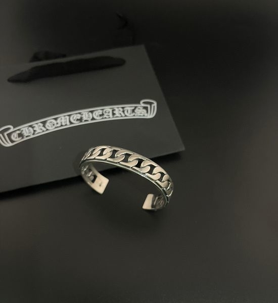 Chrome Hearts Adjustable Braided Open Bangle