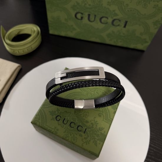 Gucci Genuine Leather Bracelet