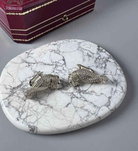 Cartier Graceful Stylish Stud Earrings