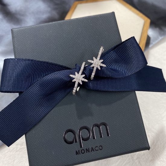 Apm monaco Six Pointed Star Decorative Earrings