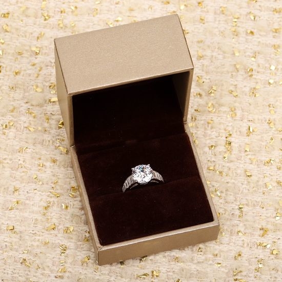 Chanel Classic Half-set Diamond Ring