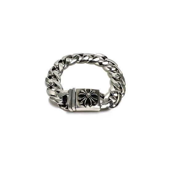 Chrome Hearts Square Cross Smooth Insert Bracelet