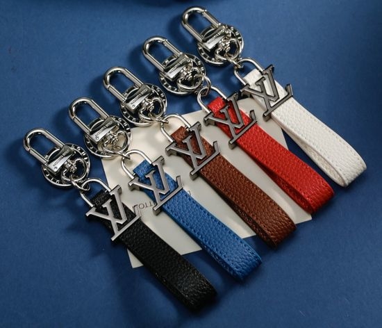 Louis Vuitton LV Soft Leather Pendant Keychain Accessory