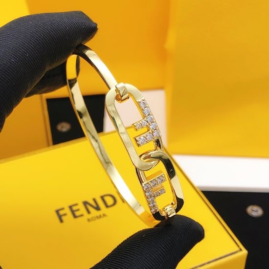 Fendi New Style Brass Bangle