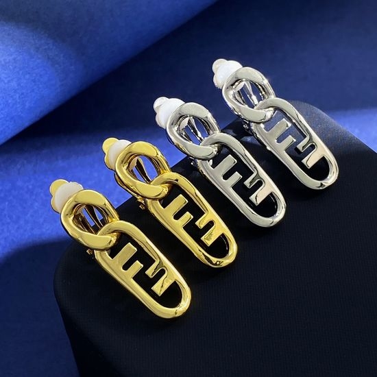 Fendi No Piercing Clip On Earrings