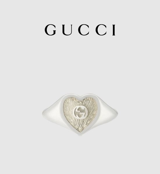 Gucci Interlocking Heart Ring