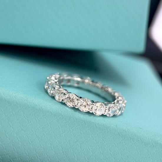 Tiffany & Co. Shiny Full Diamond Elegant Ring