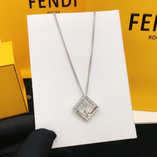 Fendi Classic Necklace Premium Brass Material