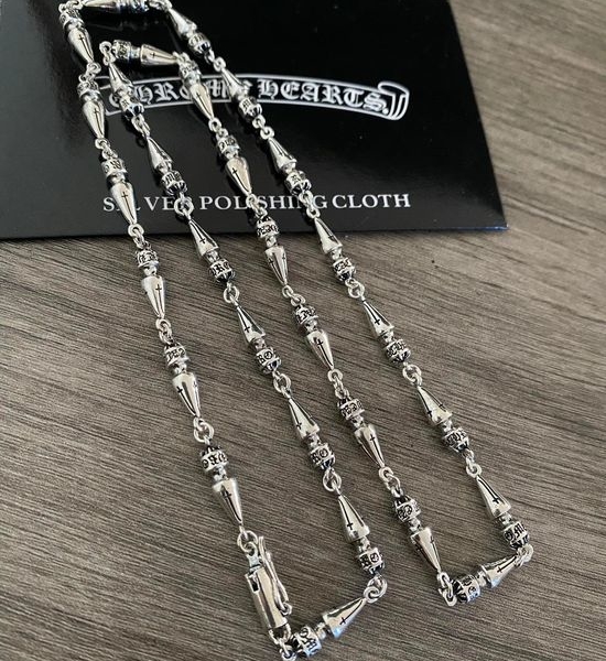 Chrome Hearts Bullet Pendant Retro Style Necklace