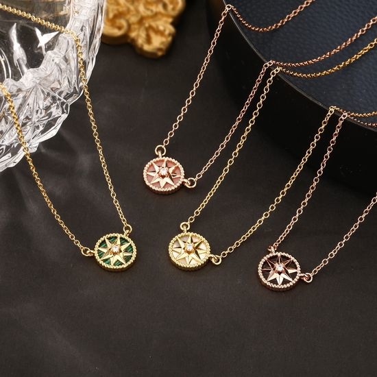 Christian Dior CD Classic Eight Point Star Necklace