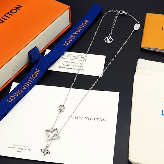 Louis Vuitton LV Floral Pendant Necklace