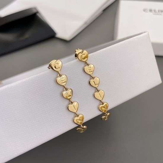 Celine Minimalist Stylish Heart Shaped Earrings