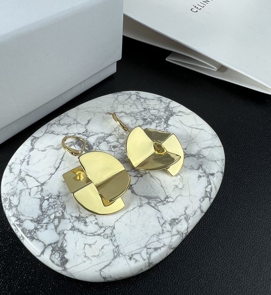 Celine Folded Textured Stud Earrings