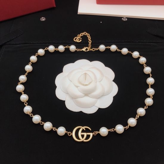 Gucci Cultured Pearl Strand Necklace