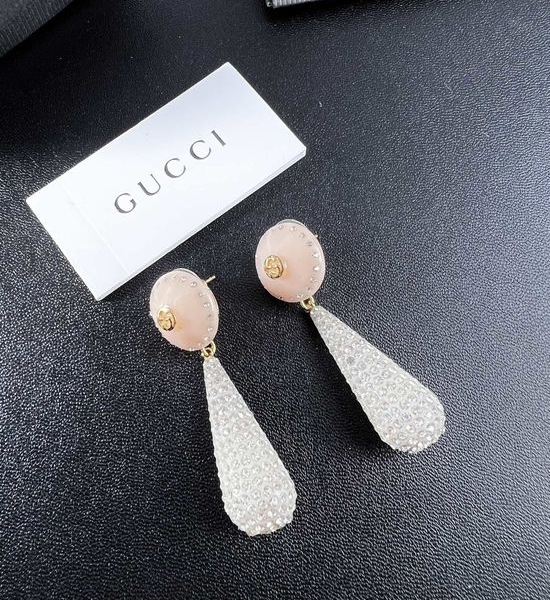 Gucci Teardrop Shape Dainty Stud Earrings